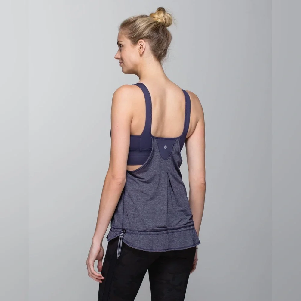 lululemon athletica Deep Blue Tank Top Size: 6